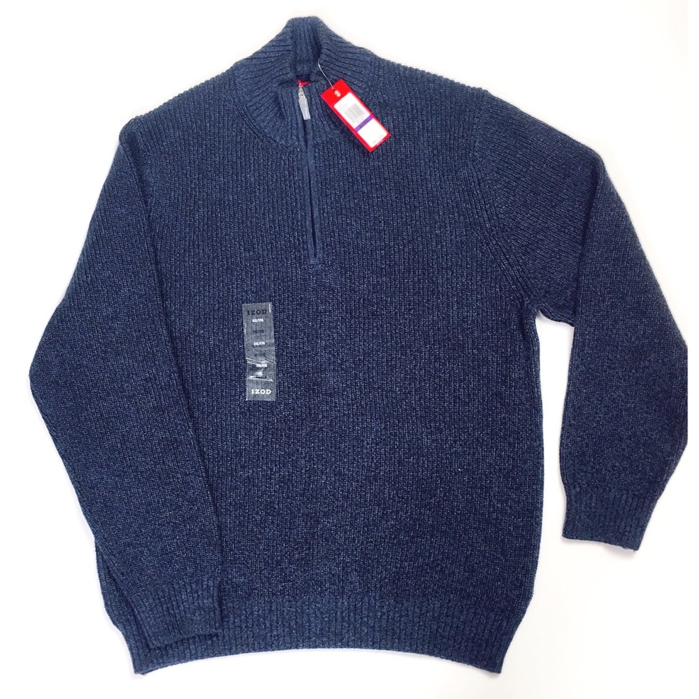 IZOD Navy Blue Sweater NWT